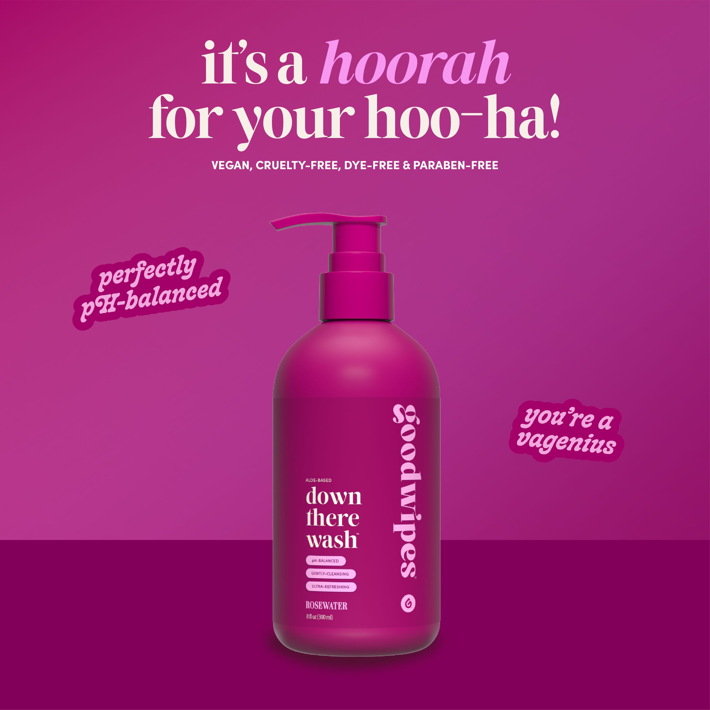 Rosewater Down There Wash