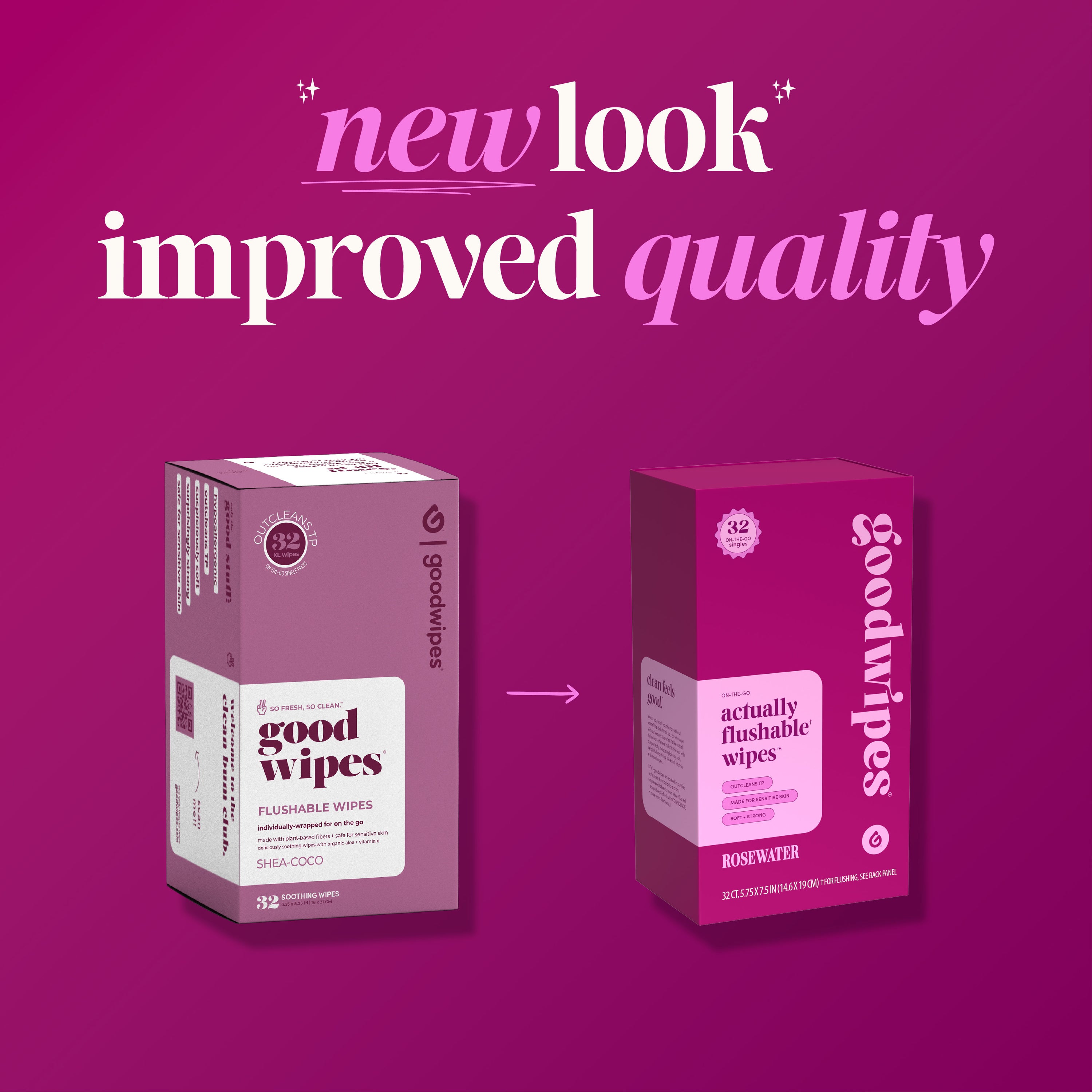 Rosewater goodwipes Singles