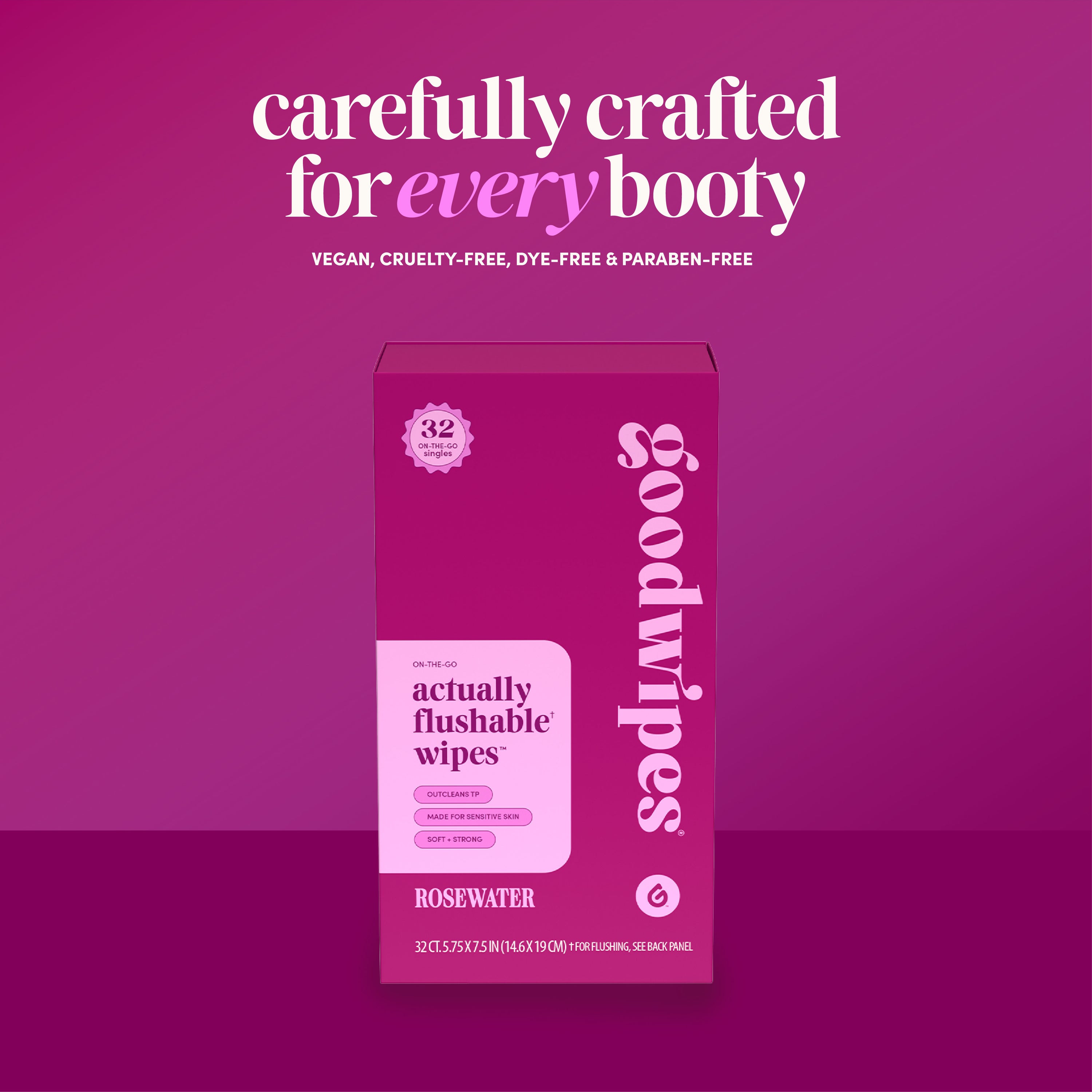 Rosewater goodwipes Singles