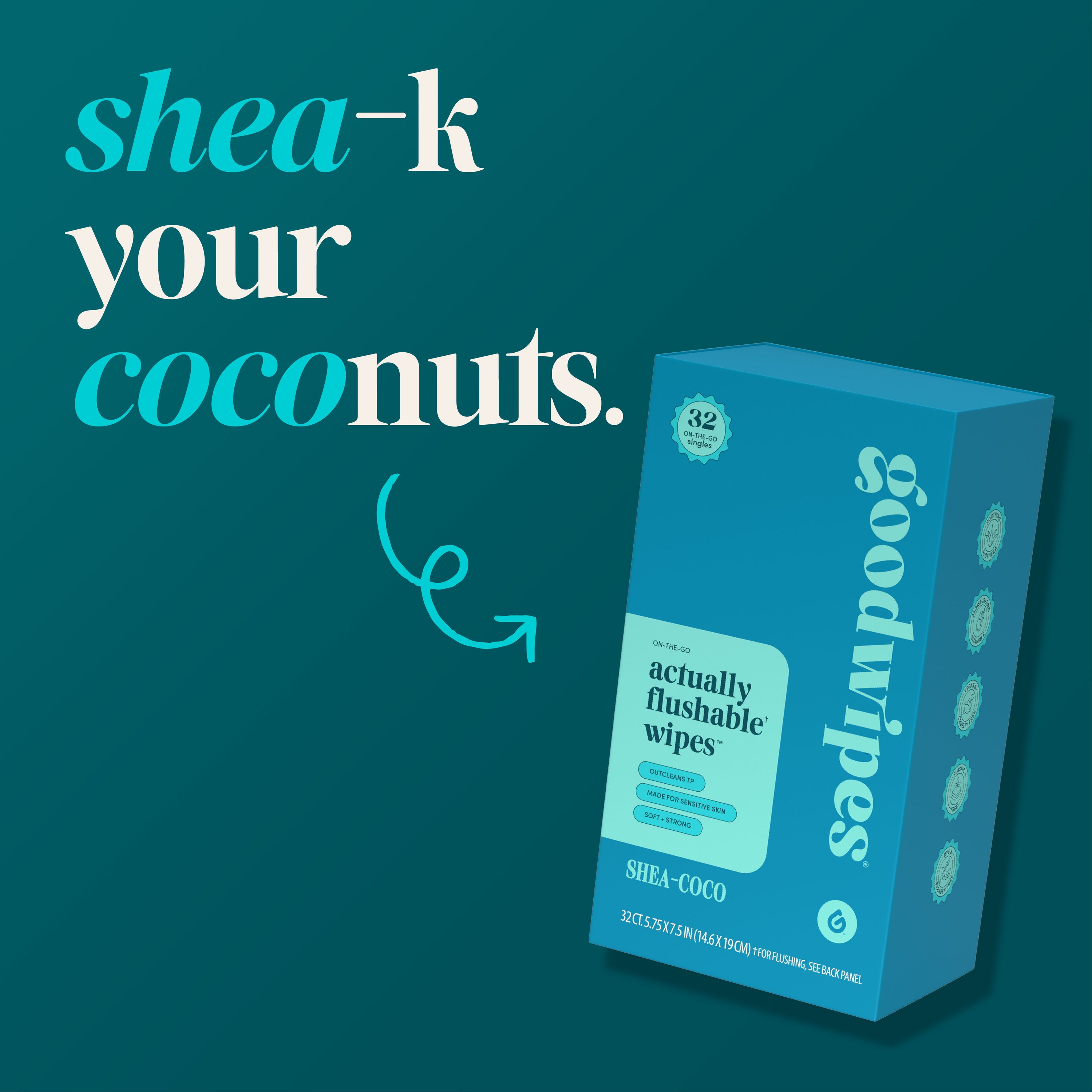 Shea-Coco goodwipes Singles