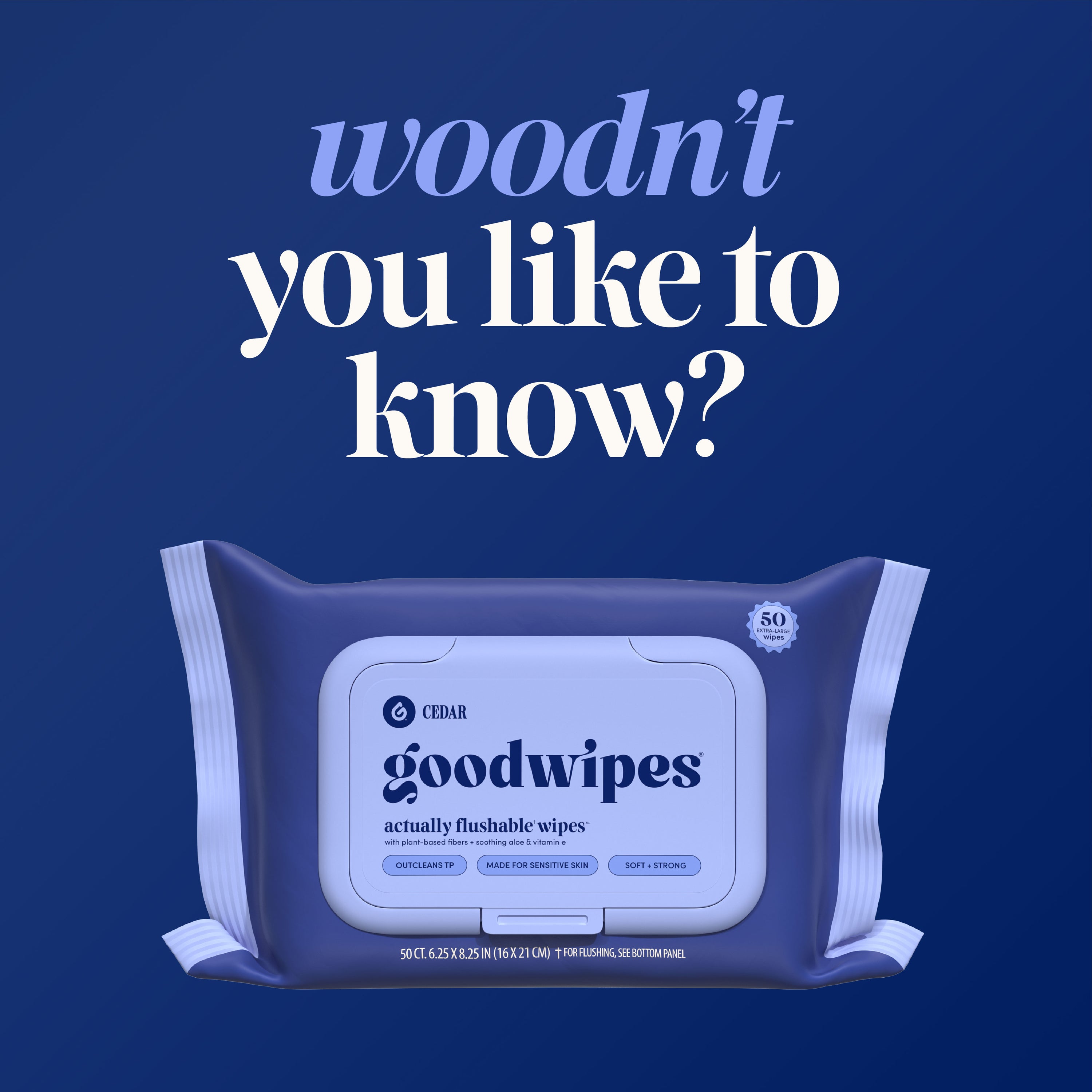 Cedar goodwipes