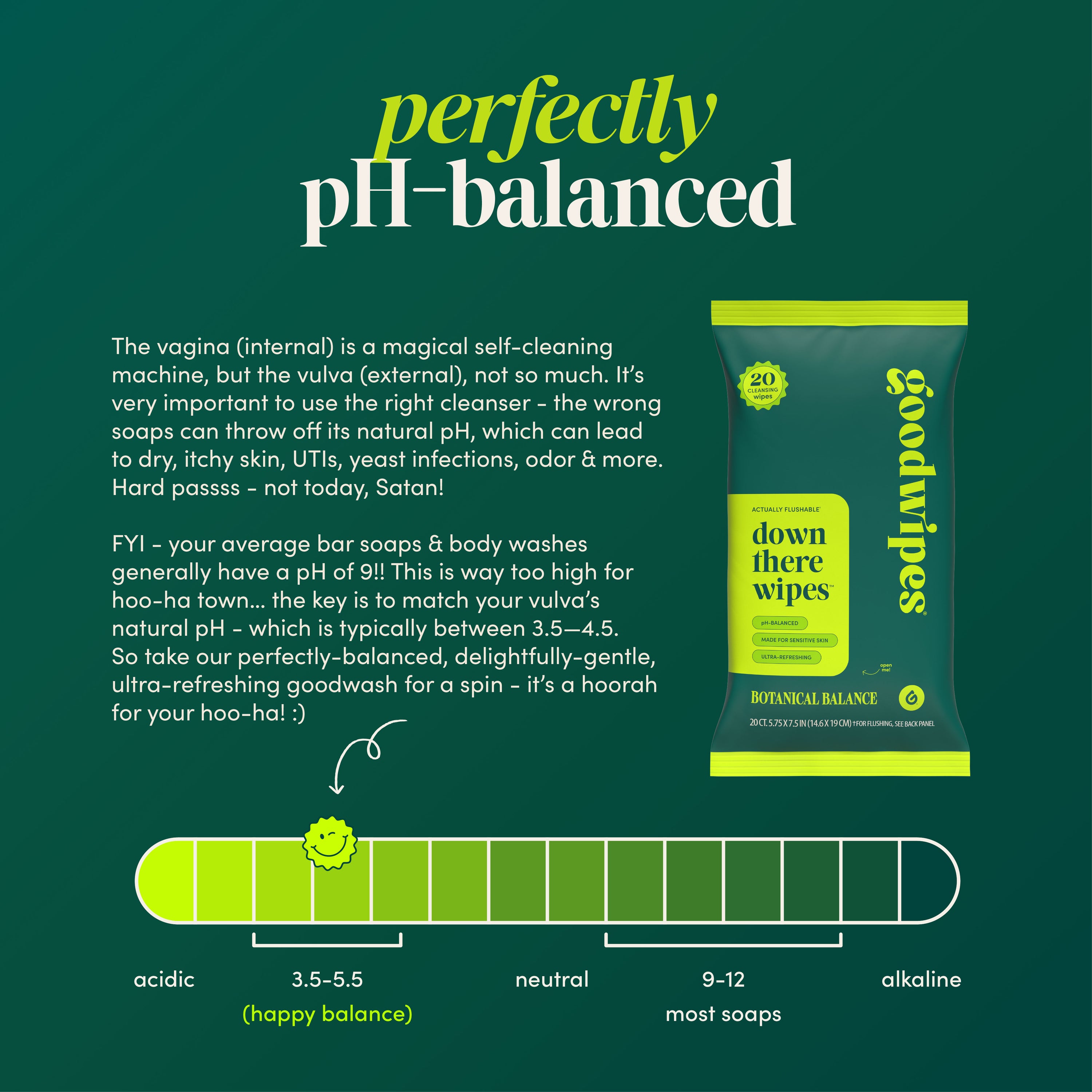 Botanical Balance Down There Wipes