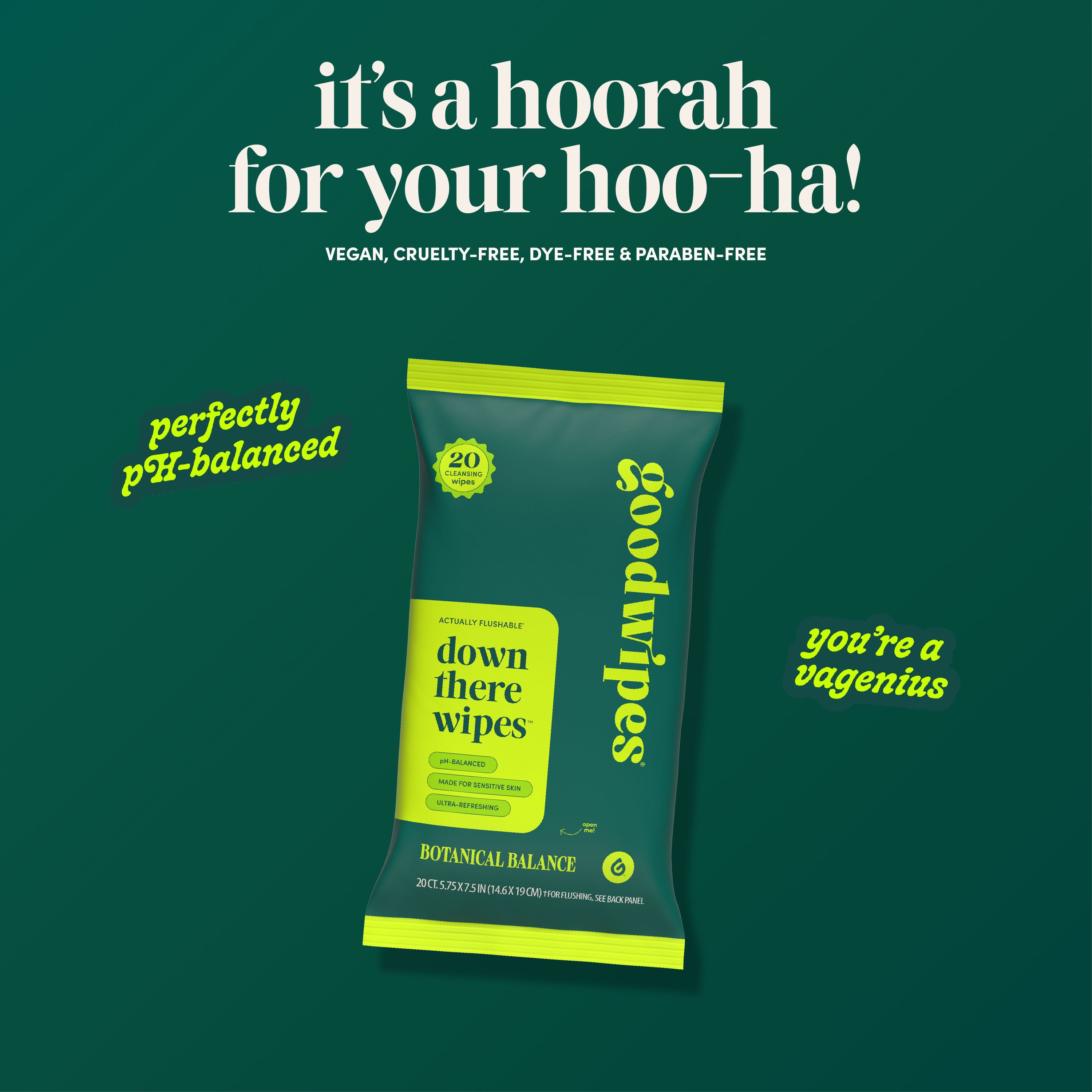 Botanical Balance Down There Wipes