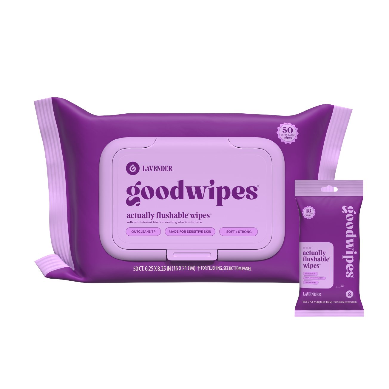 Lavender goodwipes