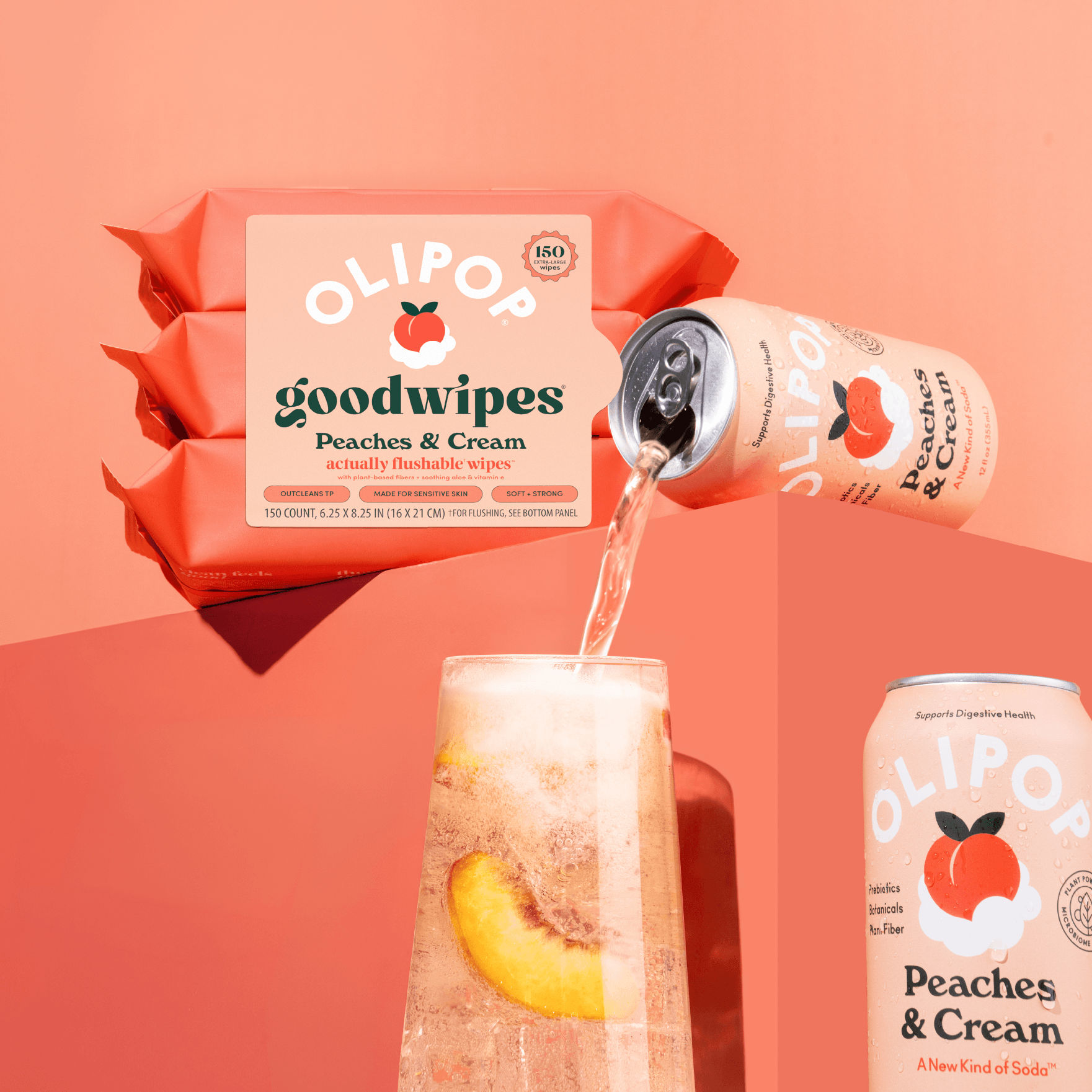 peaches & cream goodwipes