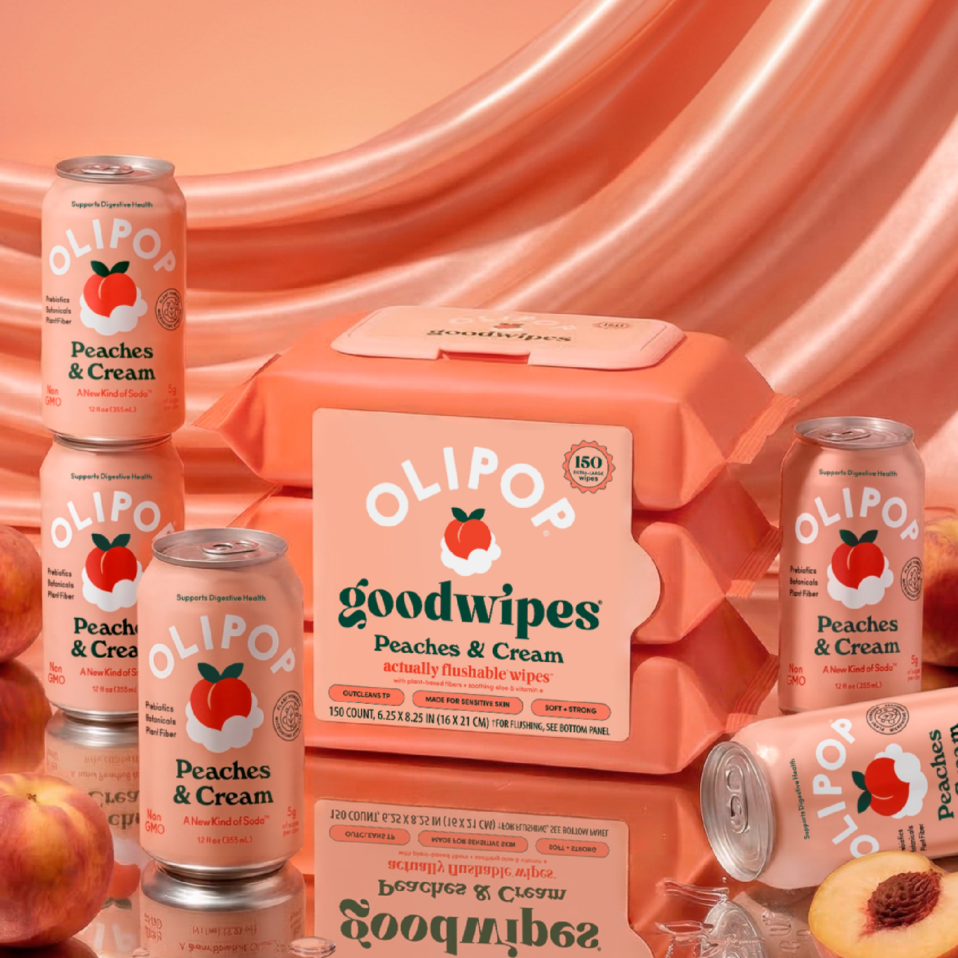 peaches & cream goodwipes