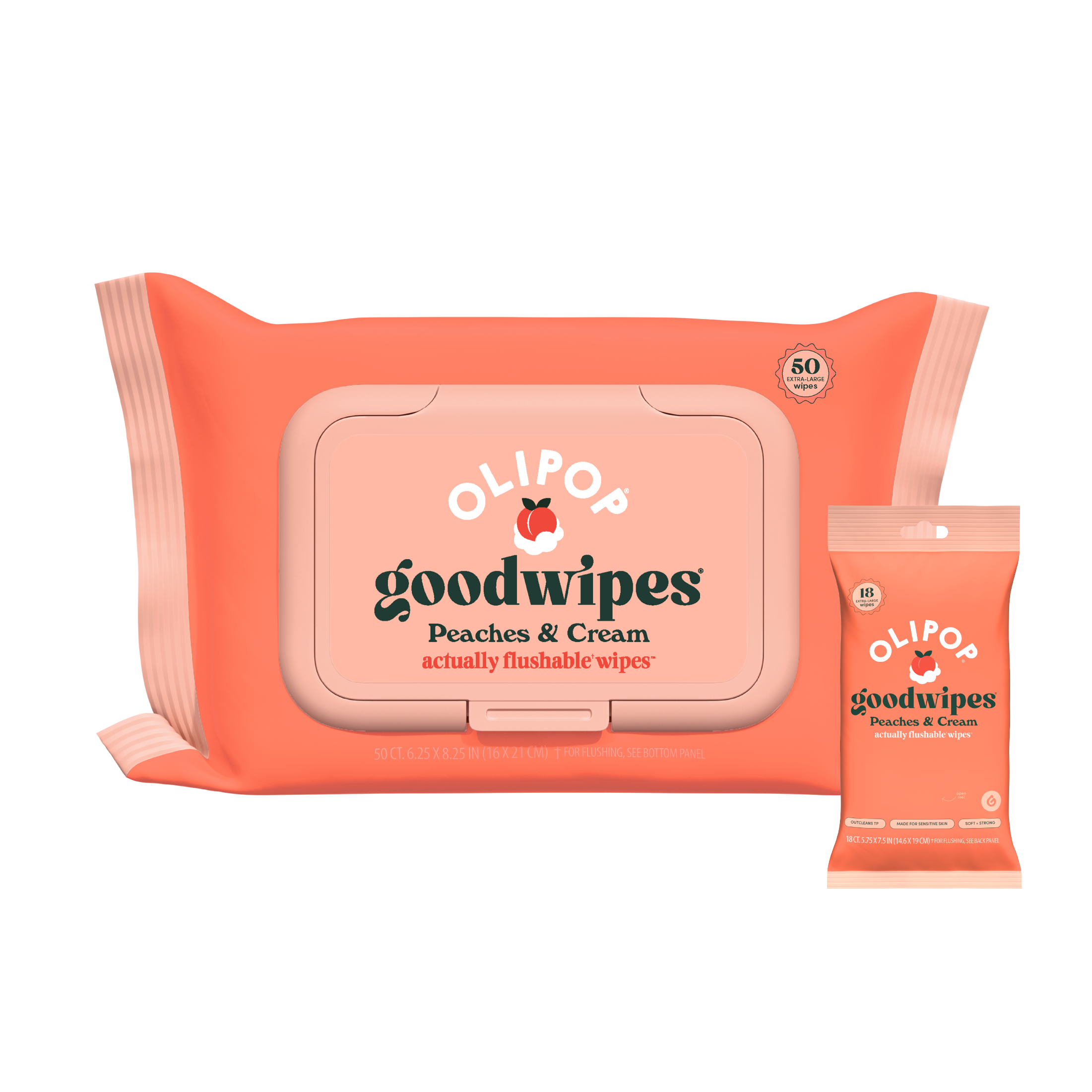 peaches & cream goodwipes