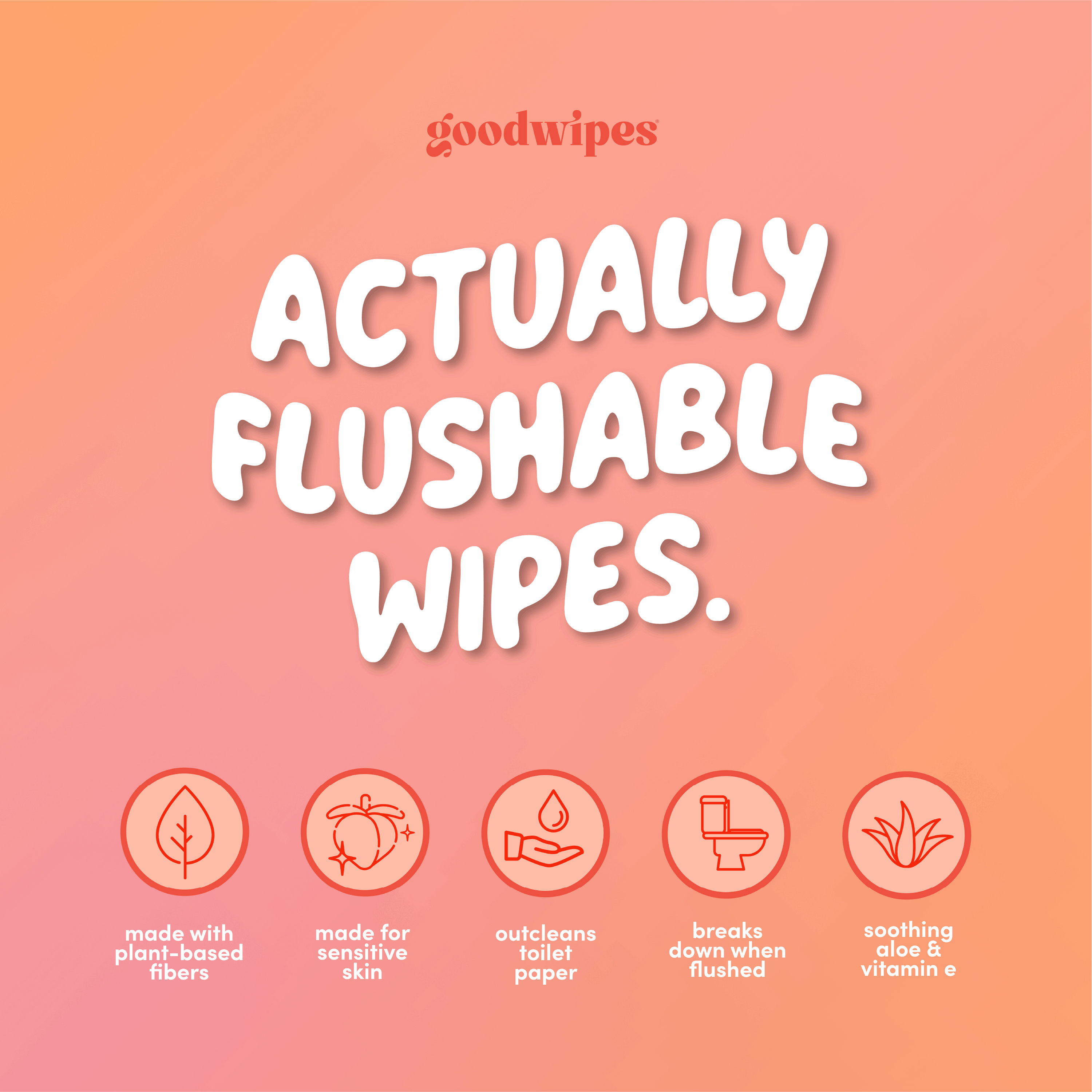 peaches & cream goodwipes
