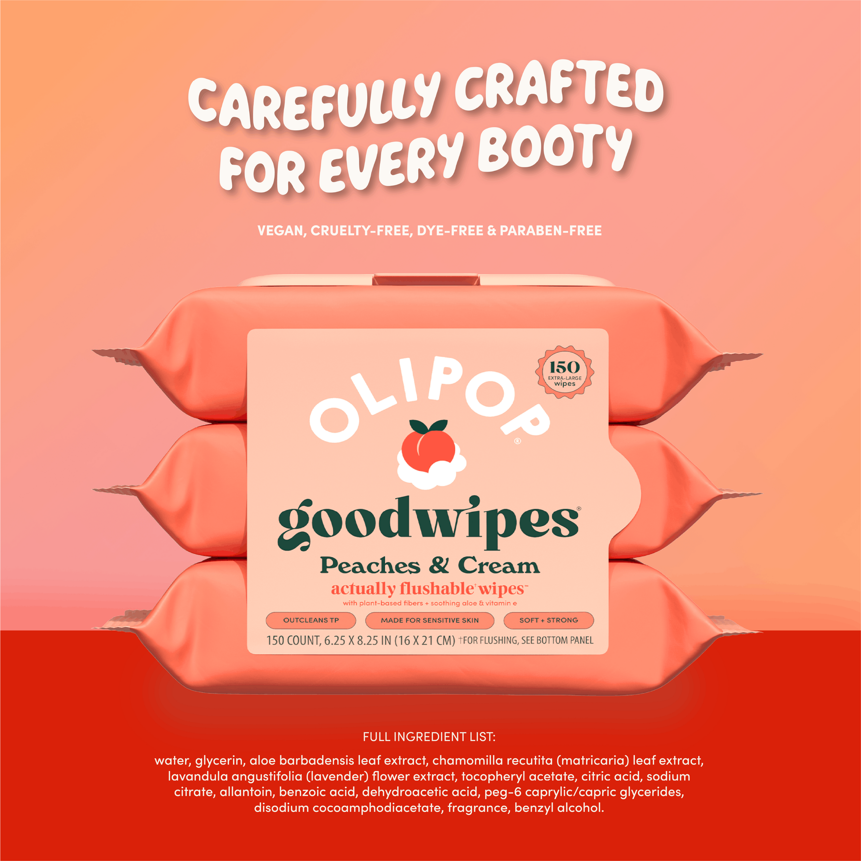 peaches & cream goodwipes
